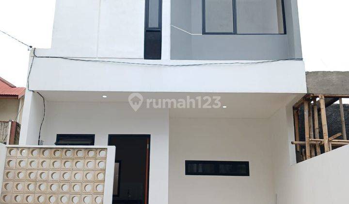 Rumah Modern 2 Lantai di Kalimulya Depok Akses Stasiun Krl 1