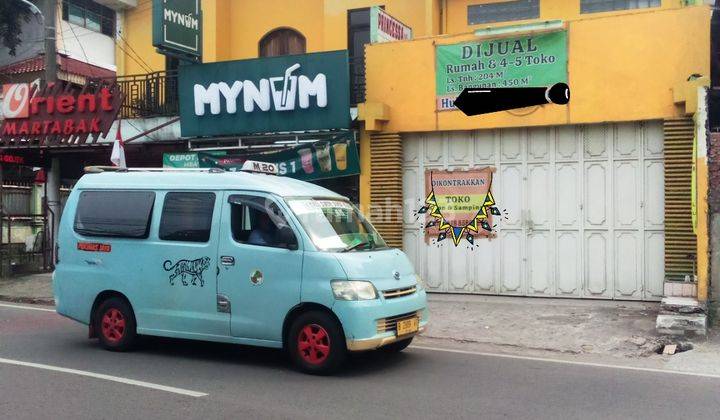 Di Jual Rumah dan Toko /5 unit  akses depan Jalan Raya Jagakarsa DKI selatan dekat ke jalan Tol Andara  1