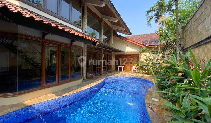 Bali style house in kemang area 1