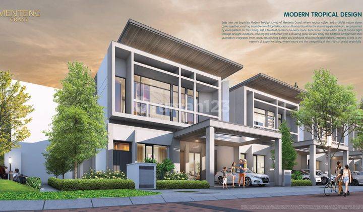 Rumah Premium Menteng Grand Paramount Serpong Dekat Sms Mall 1