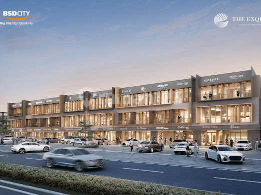 Ruko Di Jalan Utama Gading Serpong Dan Bsd Parkiran Sangat Luas