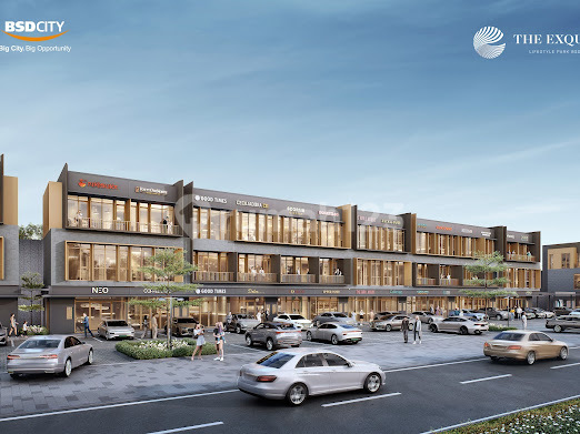 Ruko Di Jalan Utama Gading Serpong Dan Bsd Parkiran Sangat Luas