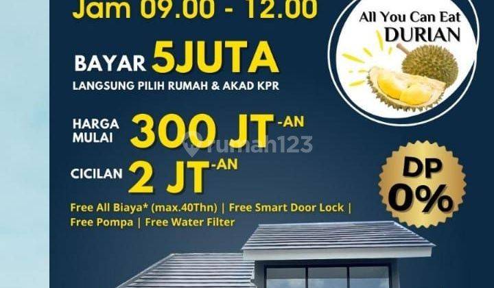 Cendani living krian, utj 5 juta angsuran 2 jutaan free biaya 2