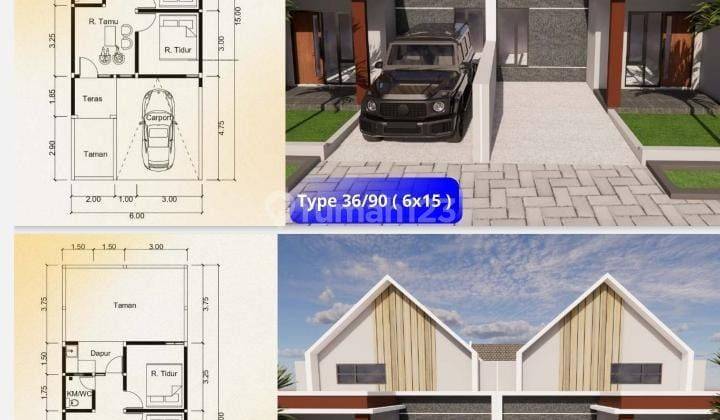 Rumah Murah Griya Harmonis 3 Sambungrejo Hnya 1jt Free Biaya 2