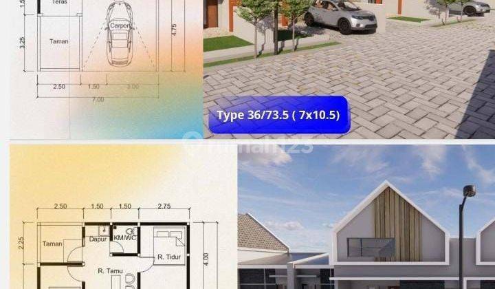 Rumah Murah Griya Harmonis 3 Sambungrejo Hnya 1jt Free Biaya 2