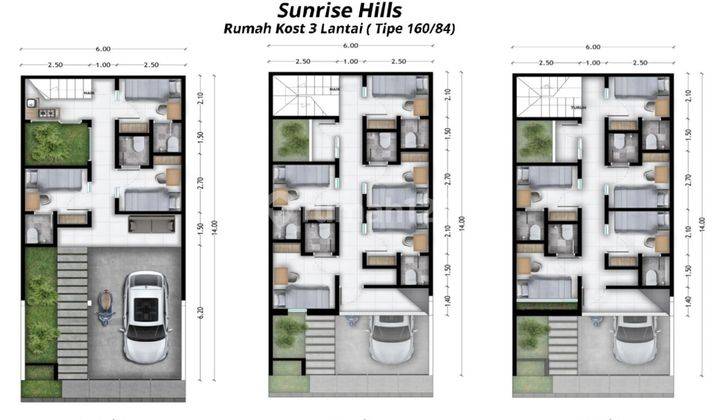 Rumah Kos Premium di Kawasan Uin Kedokteran Pasive Income 312 Jt 2