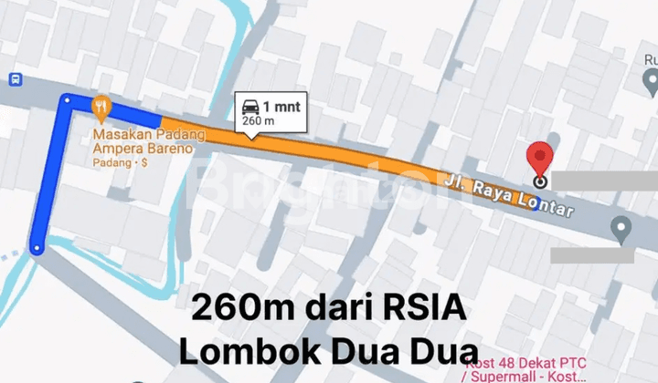 Tanah raya lontar dekat gwalk, dekat pakuwon mall PTC, lokasi strategis 2