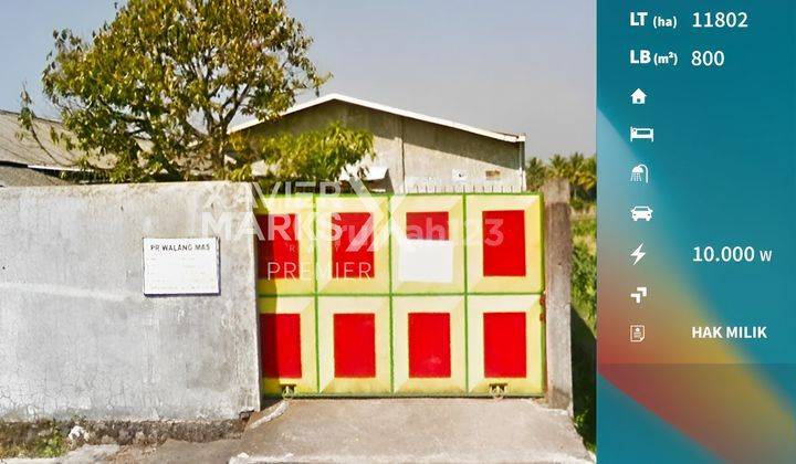 Dijual Pabrik di Kedungrejo Pakis 1