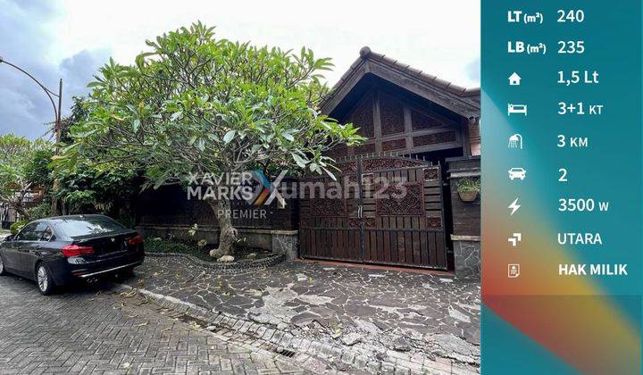 Rumah Modern Etnik di Cluster Golf Araya Blimbing Malang 1