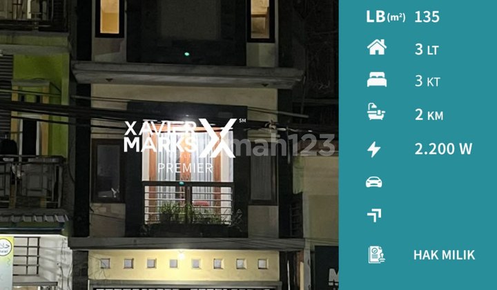 Ruko 3 Lantai Strategis Dekat Alun Alun Kota di Ngaglik Batu 1