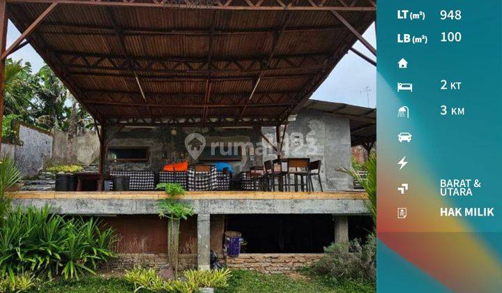 Rumah Dan Ruang Usaha Cafe Asri Nyaman di Sulfat Malang 1