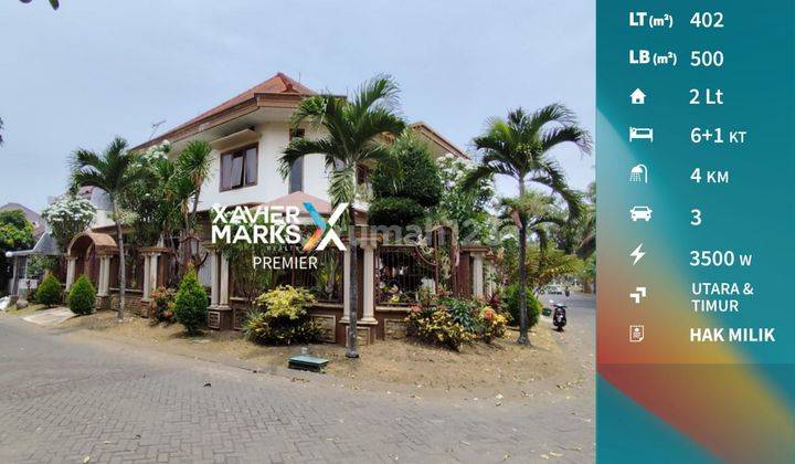 Rumah Mewah Klasik 2 Lt di Permata Jingga Suhat Malang 1