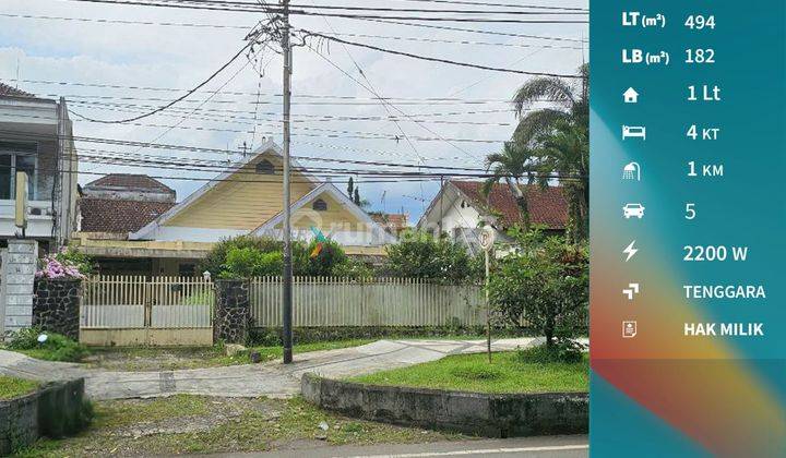 Rumah Pusat Kota Strategis di Jalan Raya Dieng Klojen Malang 1