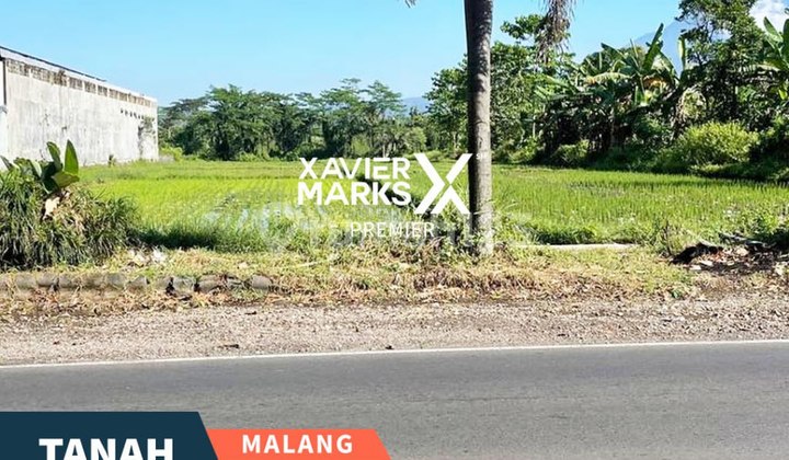 Tanah Luas 16071 m2 Strategis di Raya Pakisaji Malang 1