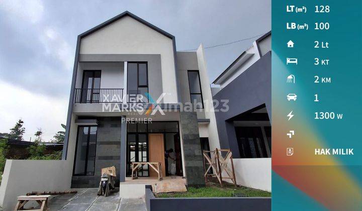 Rumah Baru Desain Scandinavian di Sulfat Blimbing Malang 1