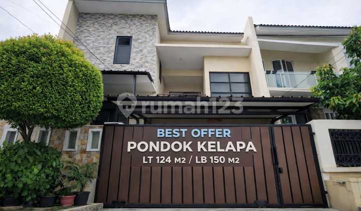 Rumah Cantik Lokasi Strategis di Pondok Kelapa 2Lt SHM 2