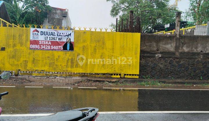 Dijual Murah Tanah Di Pasar Rebo Diapit 2 Jl, Jl Raya Bogor Dan Jl Tipar 2