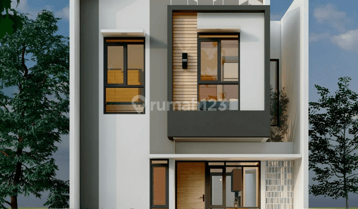 Rumah Indent Dijual Modern Minimalis di Jl Soma Kota Bandung 1