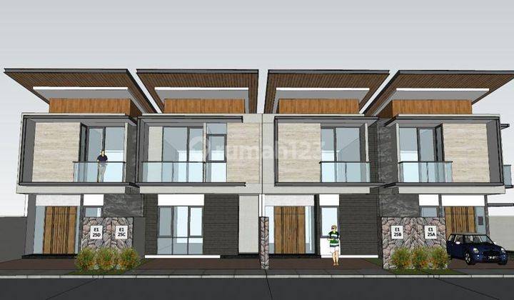 Rumah Indent Dijual Design Modern di Mainroad Setra Duta 1