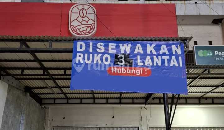 Disewakan Ruko 3 Lantai di Pondok Kopi Jakarta Timur