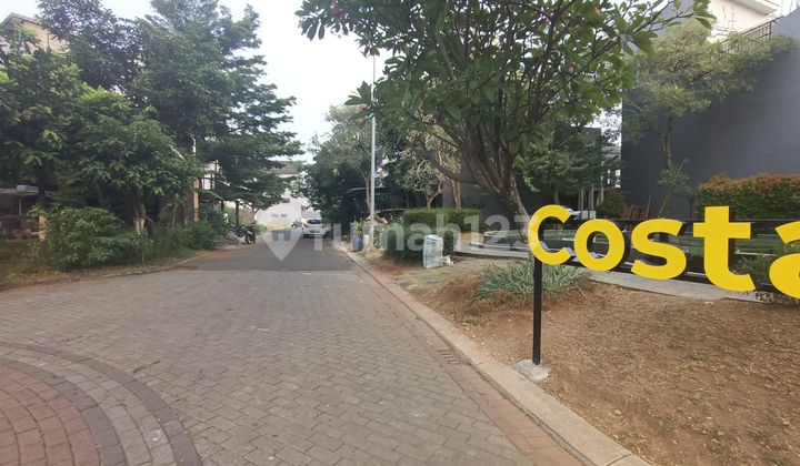 Kavling siap bangun dalam cluster hoek di Cluster Costarica