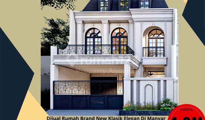 Rumah Bergaya American Classic Sangat Mewah di Bintaro Dki Brand New
