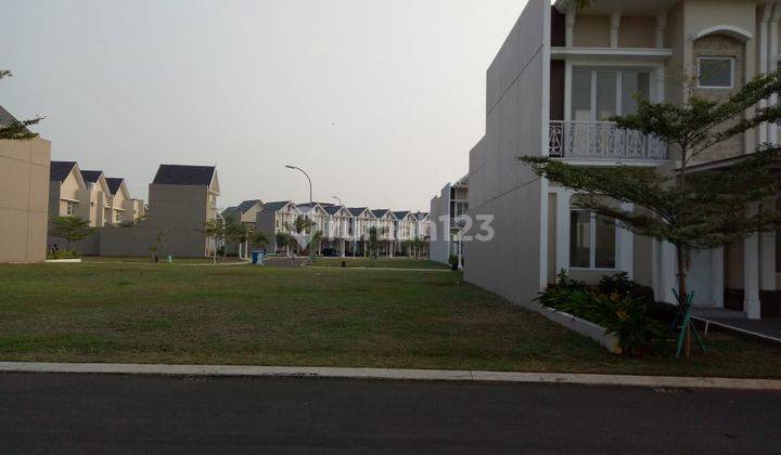 Dijual  Tanah kavling Hoek siap bangun Di Cluster Thames  Jakarta Garden City 2