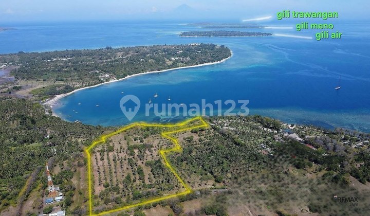 Tanah 731 Are di Pesisir Pantai Dijual, di Lombok Utara Area