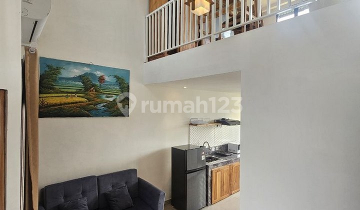 Rumah Minimalis Mezanine 1 Kamar Tidur Disewakan, di Denpasar Selatan