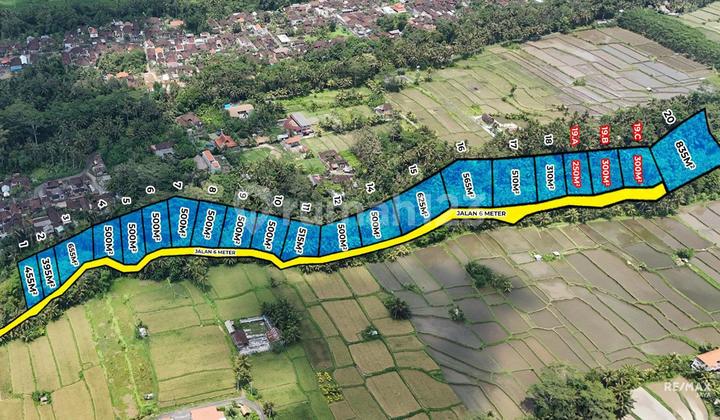Tanah Kavling dijual di Gianyar. 2