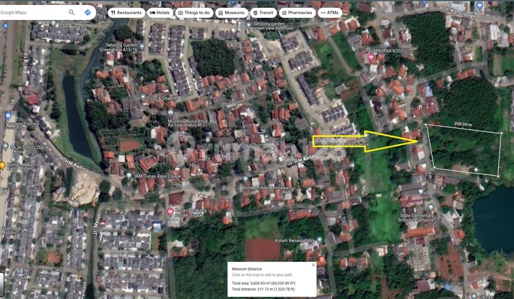 Tanah Kavling Lokasi Strategis di Cisauk, Tangerang Tanah Kavling Lokasi Strategis di Cisauk, Tangerang