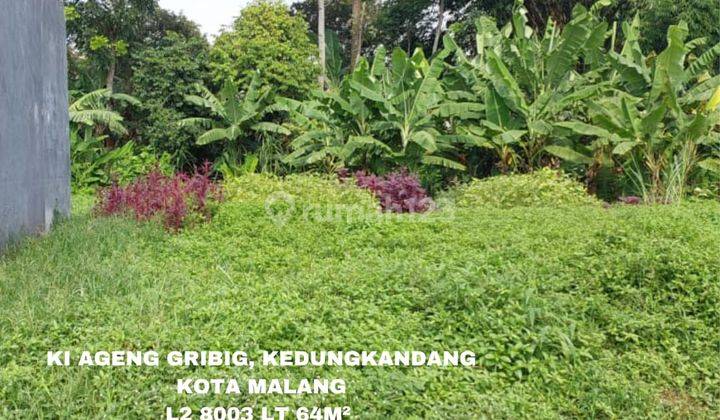 Tanah Siap Bangun Strategis Murah di Madyopuro Malang 1