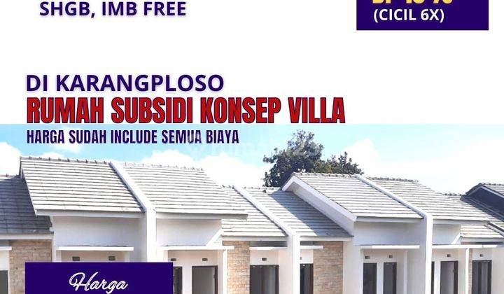 Rumah Subsidi Murah di Griya Tama Residence Karangploso Malang 2