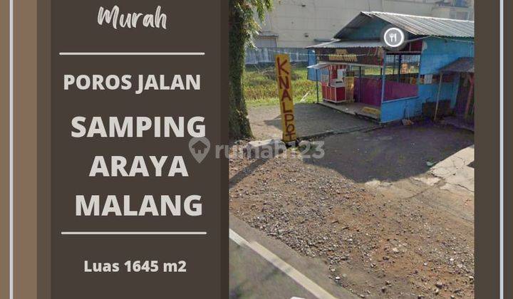 Tanah Poros Jalan Provinsi Cocok Untuk Usaha Di Blimbing Malang 1