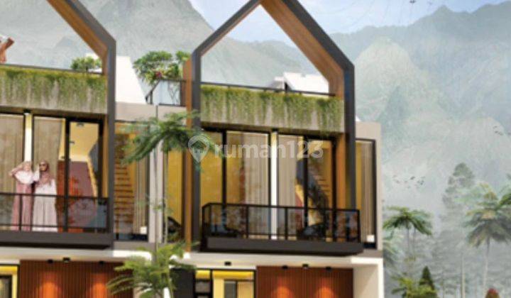 Rumah villa  mewah di Parama Panderman Hills Batu 1