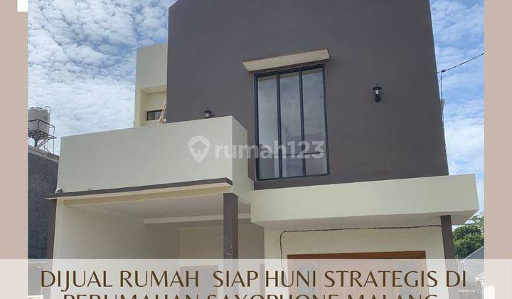 Rumah Baru Posisi Hook 2 Lt Dekat Kampus Dan Kantor Malang Kota  1