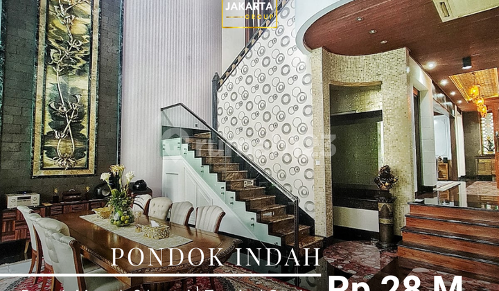 Rumah di Pondok Indah Fully Renovated Dalam Komplek Elite