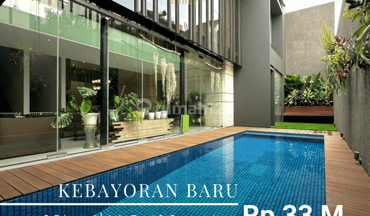 Rumah 3.5 Lantai Ada Pool Prime Area Depan Taman, Jalan Lebar 1