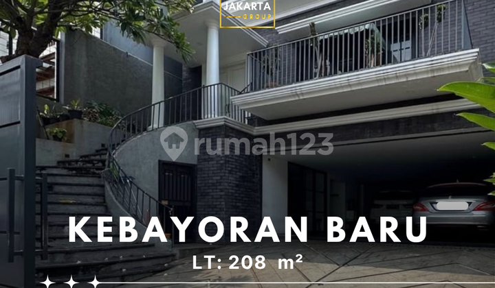 3-Storey Modern House + Rooftop in Kebayoran Baru, Elevator Available, Strategic Location Near MRT Station 1