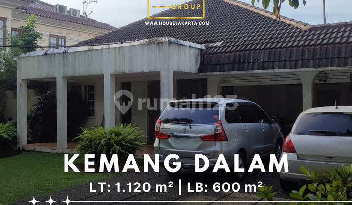 Rumah Kemang Dalam Area Expat Tenang & Asri Big Garden & Carport Luas