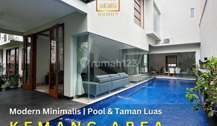 Rumah Kemang 2 Lantai Modern Minimalis Ada Pool Taman Luas 1