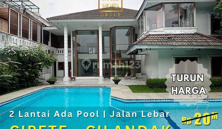 Rumah Cipete Turun Harga Ada Pool Taman Luas Jakarta Selatan 1