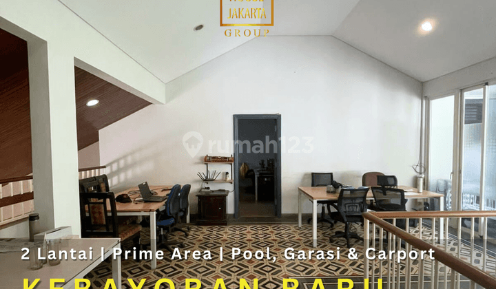 Rumah Kebayoran Baru Prime Area Ada Pool, Garasi Carport 1