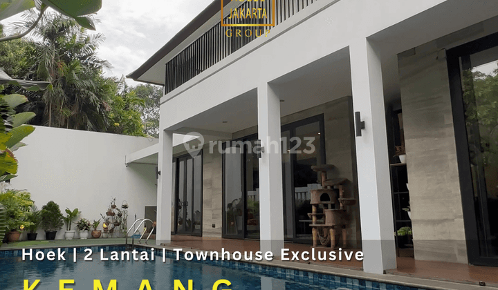 Rumah Kemang Townhouse Exclusive Ada Pool Carport 1