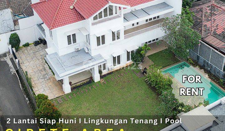 Rumah Cipete 2.5 Lantai Ada Pool, Taman Luas, Garasi Carport 1