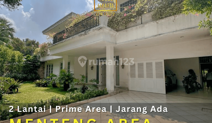 Rumah Menteng 2 Lantai Taman Luas Prime Area  1