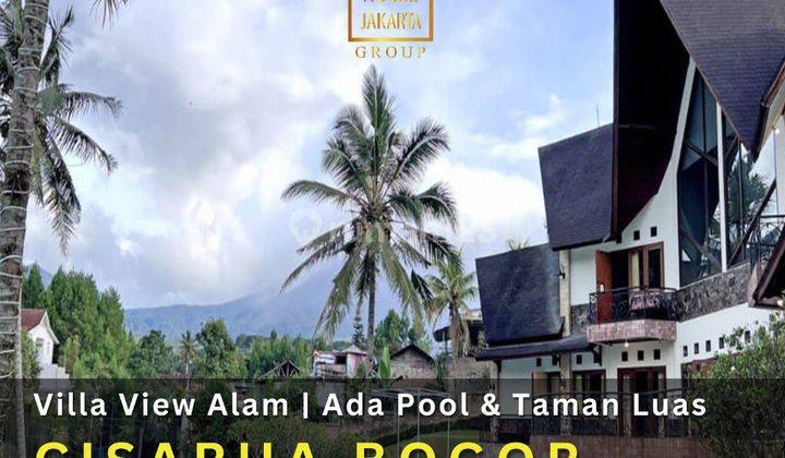 Villa Cisarua Bogor Ada Pool, Taman Luas View Alam Good Invest 1