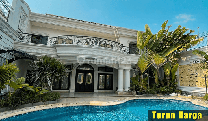 Turun Harga Rumah Menteng 2 Lantai + Basement Ada Pool, Elite  1