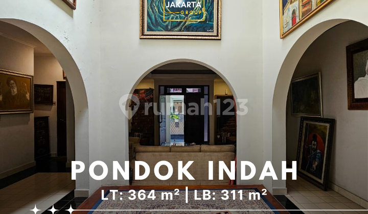 Semi Furnished House in Pondok Indah Elite Area Near Golf Hill