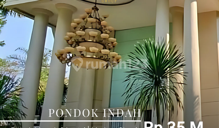 Rumah Pondok Indah 2 Lantai Ada Pool, Garasi Carport Luas 